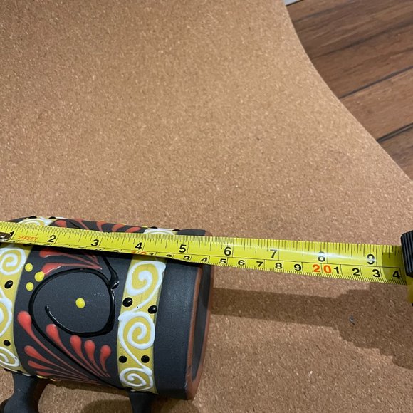 Mexican Folkloric Clay Mug - Picture 6 of 7